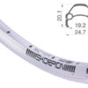 28" Aploce - RODI 622X19  SKORPION 32H SILVER